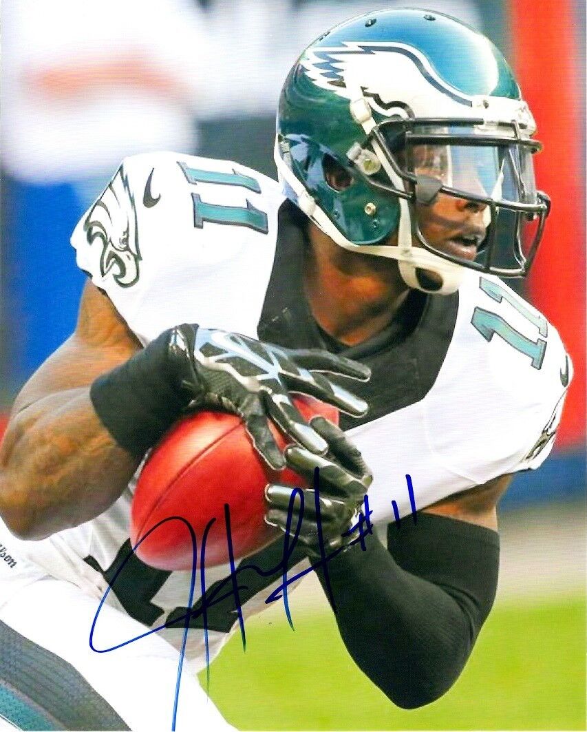 Autographed JOSH HUFF Philadelphia Eagles 8x10 Photo Poster painting w/COA