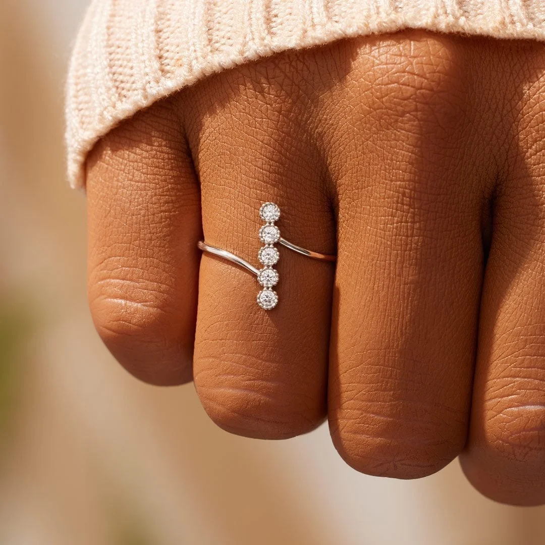 For Daughter Be You Be Badass Dots Ring