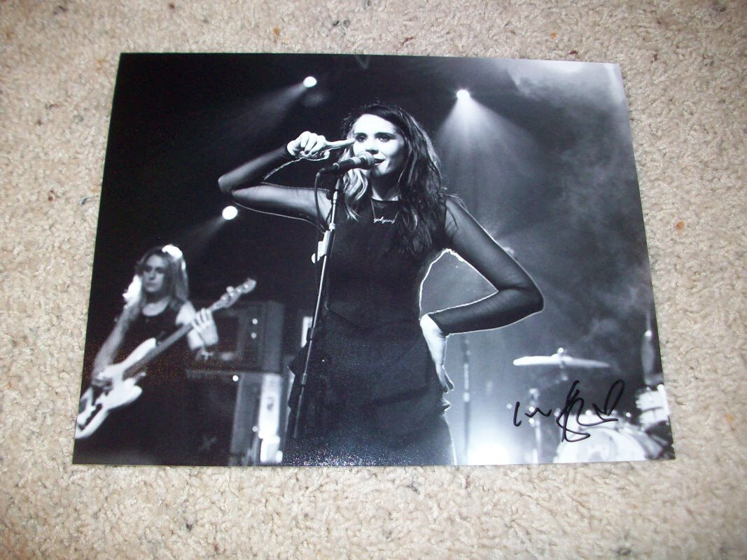 KATE NASH GIRL TALK SIGNED AUTOGRAPH 8x10 Photo Poster painting B