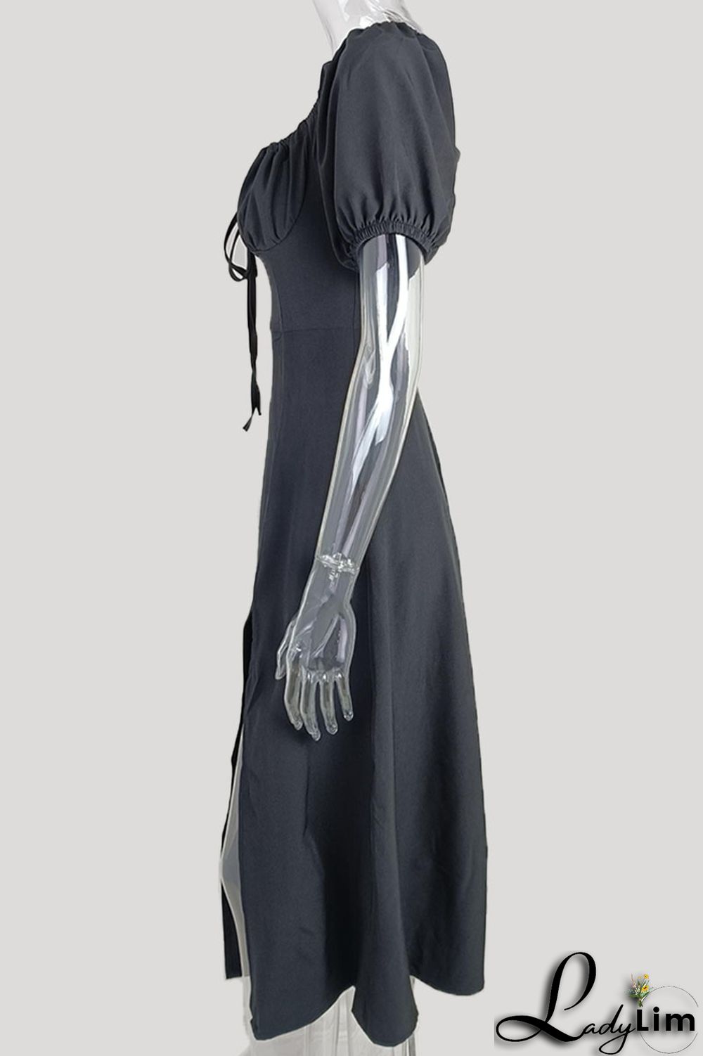 Pink Daily Elegant Print Patchwork Frenulum Off the Shoulder Irregular Dress Dresses