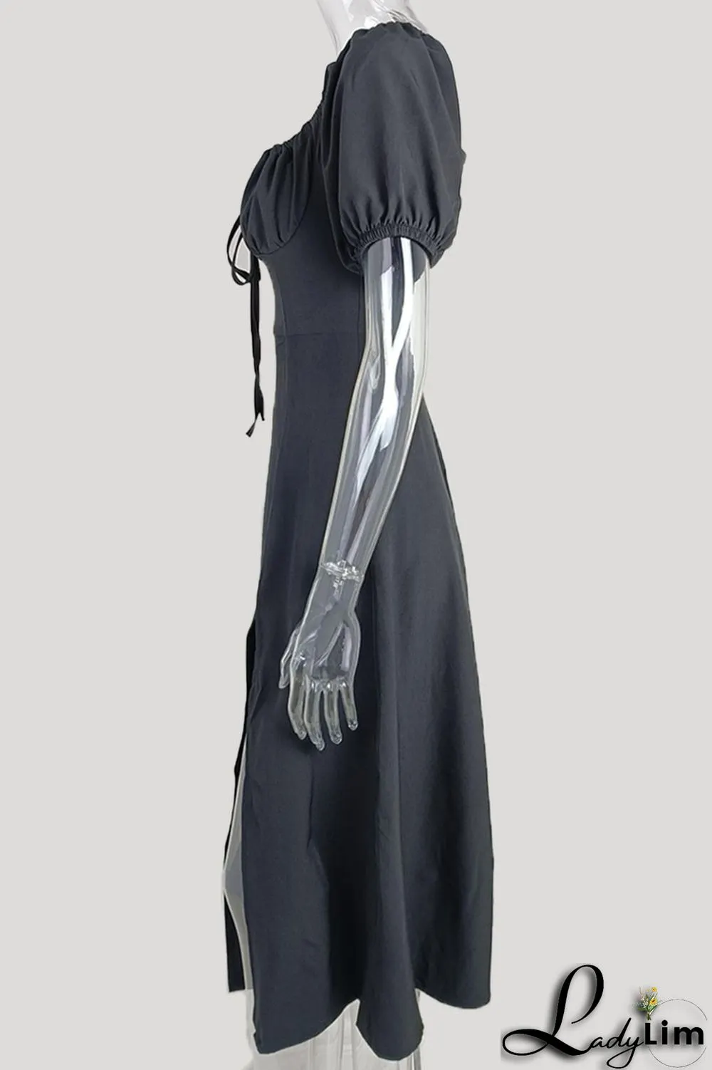 Pink Daily Elegant Print Patchwork Frenulum Off the Shoulder Irregular Dress Dresses