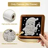12Pcs DIY Pearl Painting Animal for Home Wall Decor(15x15cm)