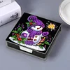 (US Local)5D DIY PU Snowman Diamond Painting Notecard Box Gem Art Sticky Note Holder