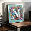 Butterfly Flower N 5D Partial Drill DIY Diamond Painting Kit 30*30cm