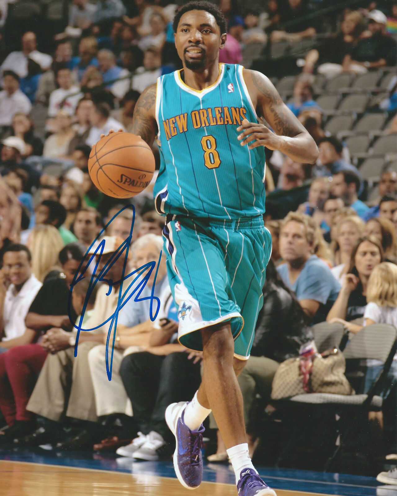 **GFA New Orleans Hornets *ROGER MASON* Signed 8x10 Photo Poster painting COA**