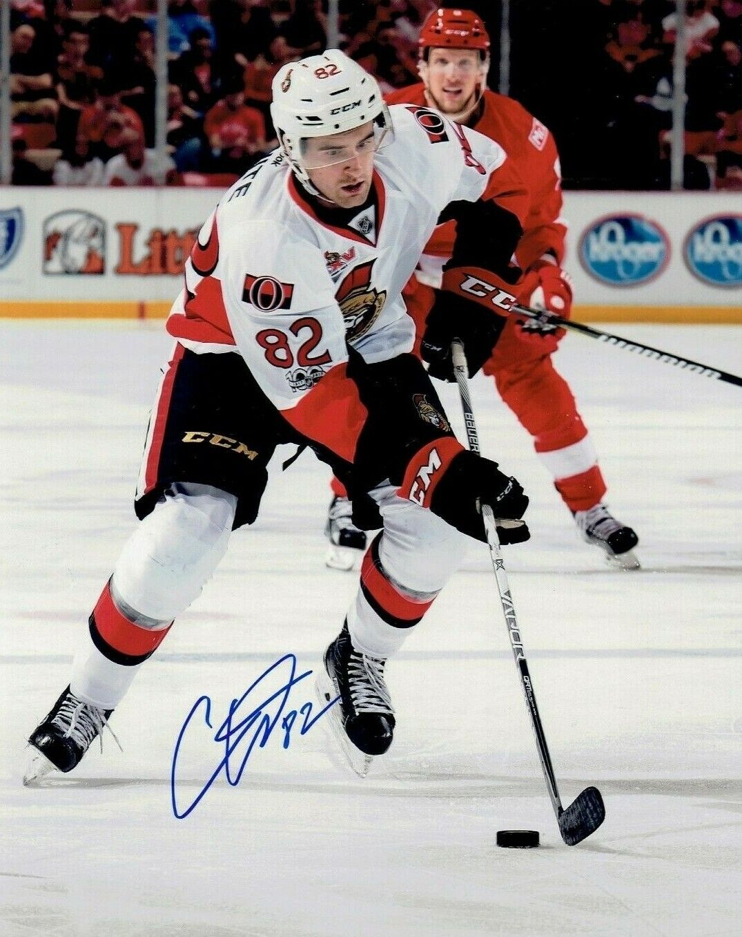 COLIN WHITE autographed OTTAWA SENATORS 8X10 Photo Poster painting #2