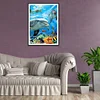 (5 Sizes) Dolphin-Full Square Diamond Painting