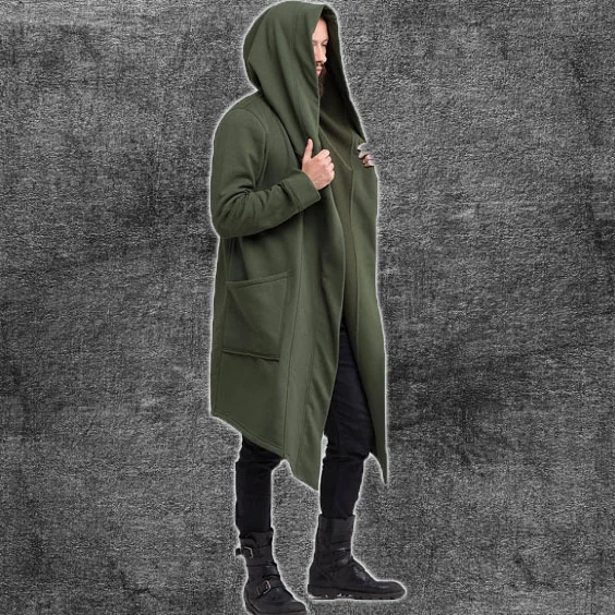 Casual Long-sleeved Colorblock Hoodie Jacket