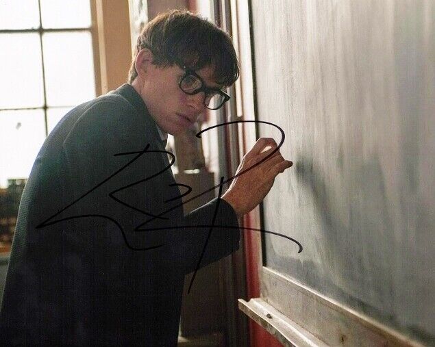 Eddie Redmayne Signed - Autographed The Theory of Everything 8x10 inch Photo Poster painting