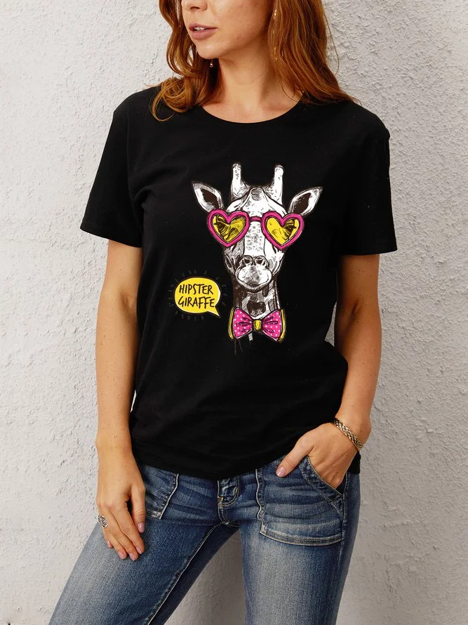 Crew Neck Short Sleeve Shirts & Tops