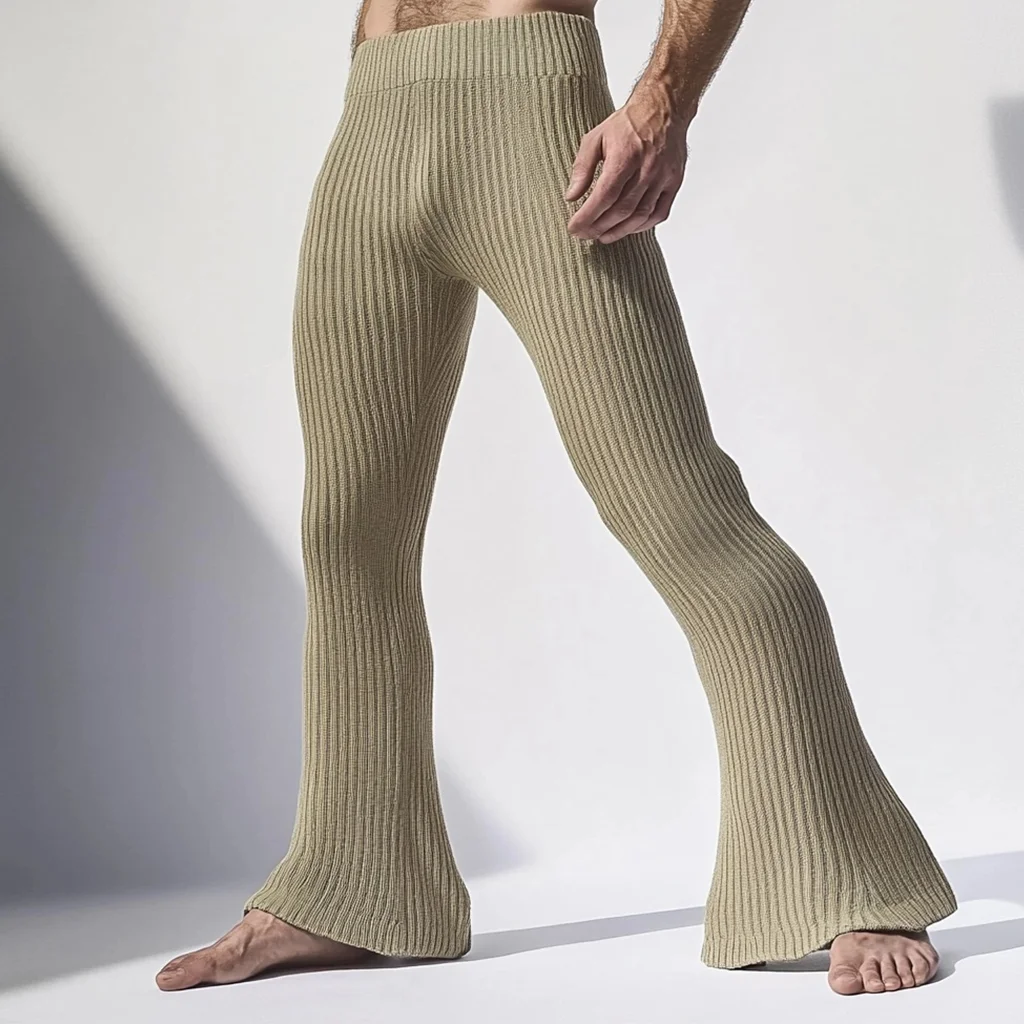 Men's Knitted Trousers-inspireuse