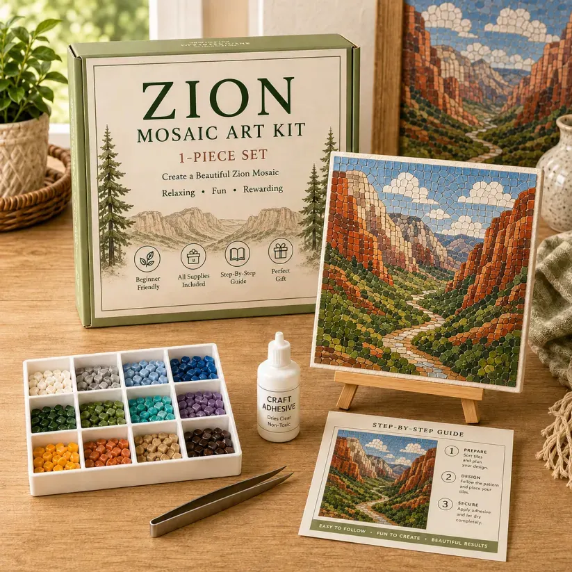 🏞️ America&rsquo;s National Parks Sea Glass Art Kit