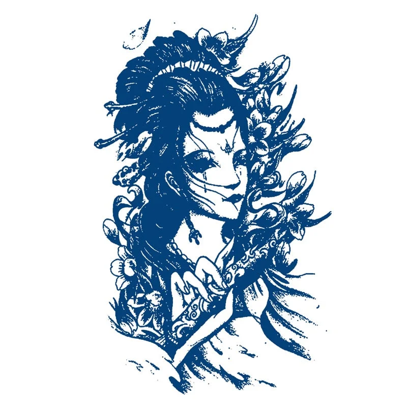 GHHF51-200 herbal juice tattoo stickers semi-permanent lasting men and women tattoo waterproof sweat plant juice tattoo stickers