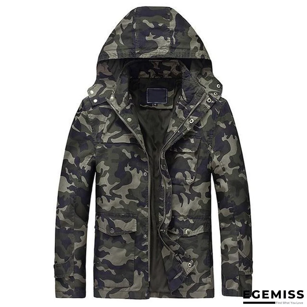 Men Camouflage Thick Casual Outerwear Windbreakers Army Tactical Military Jackets | EGEMISS