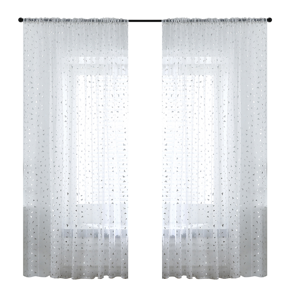 

1.4x2.6m White Polyester Window Screening Voile Tulle Sheer Curtains Decor, 501 Original