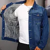 Winter Denim Padded Jacket For Men