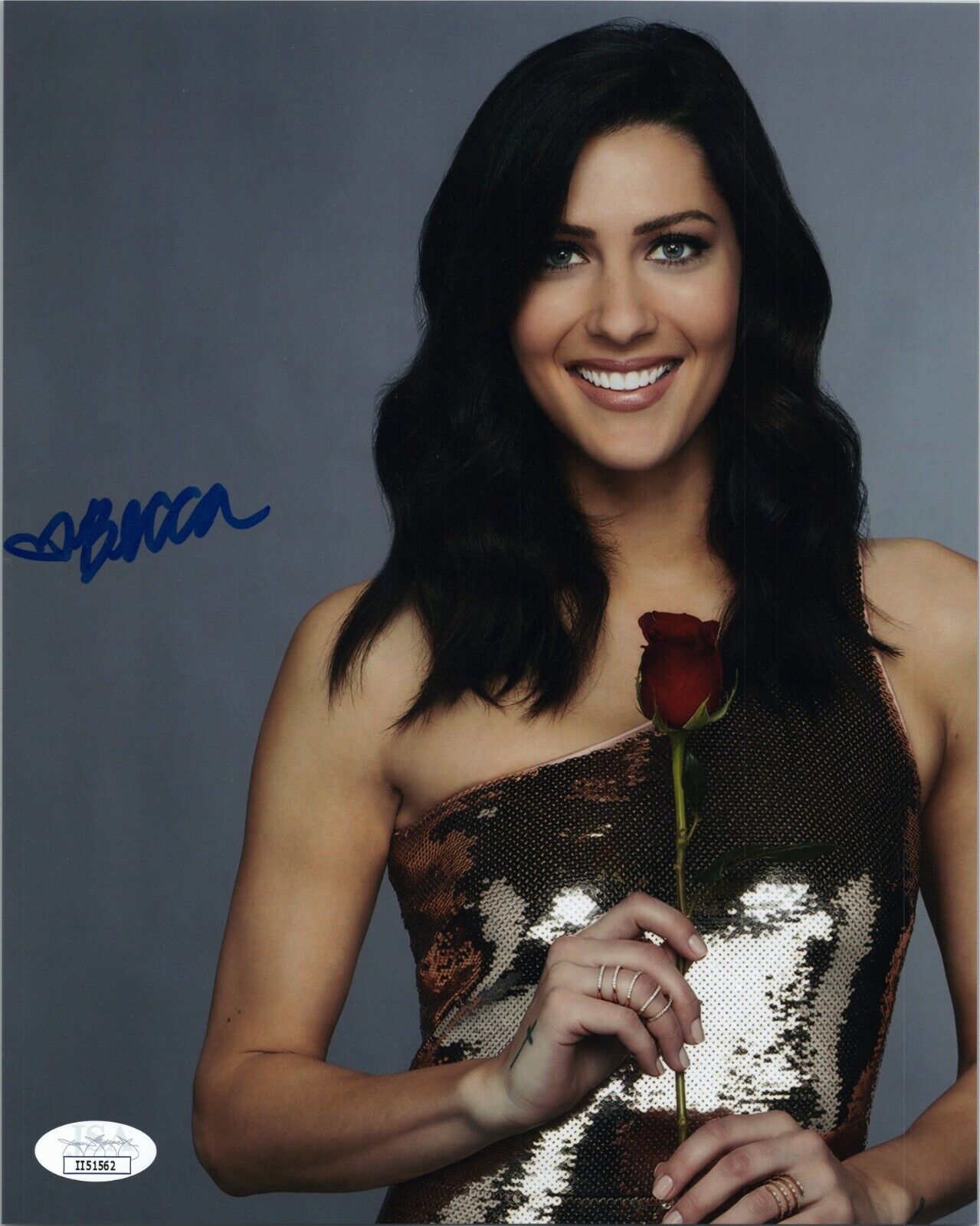 ~ REBECCA KUFRIN Authentic Hand-Signed The Bachelorette