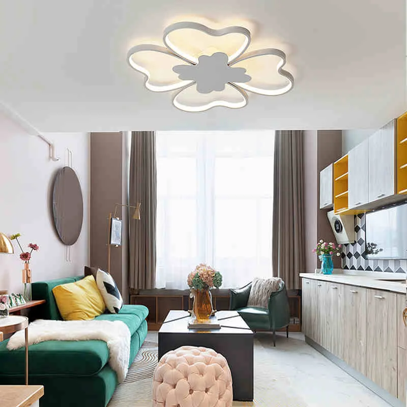 New Arrival Modern Led Ceiling Lights For Living Room Bedroom Dining Study Room White / Coffee Color Ceiling Lamp Fixtures