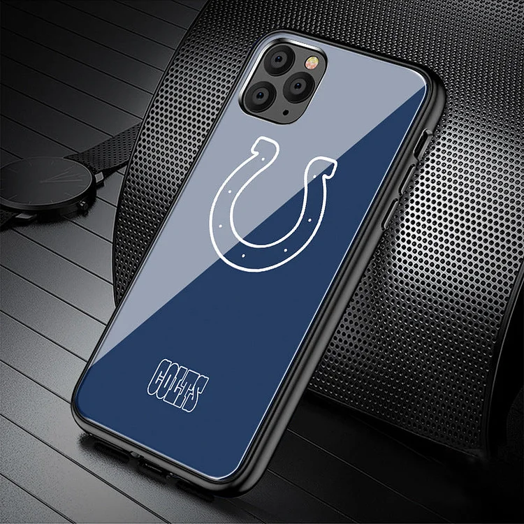 Indianapolis Colts Tempered Glass IPhone Case