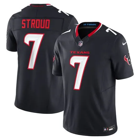 Men's  C.J. Stroud Navy Houston Texans #7 Vapor F.U.S.E. Limited Jersey