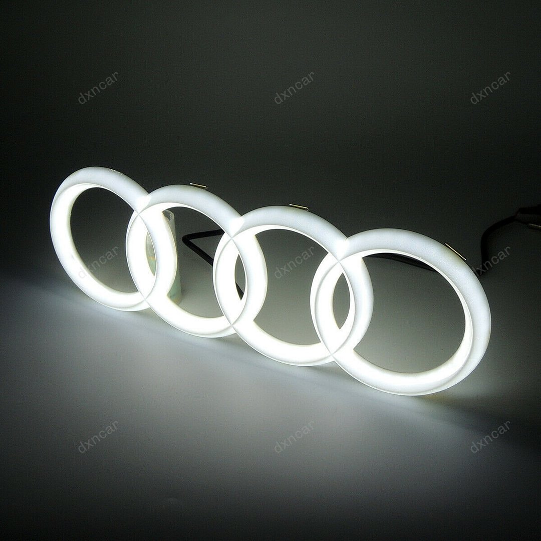 Front Led Grille BlLED Logo Emblem Light Bulb For Audi A1 A3 A4 A5 RS3 voiturehub dxncar