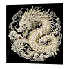 DIY Pearl Painting Dragon for Home Wall Decor with Frame(30x30cm)
