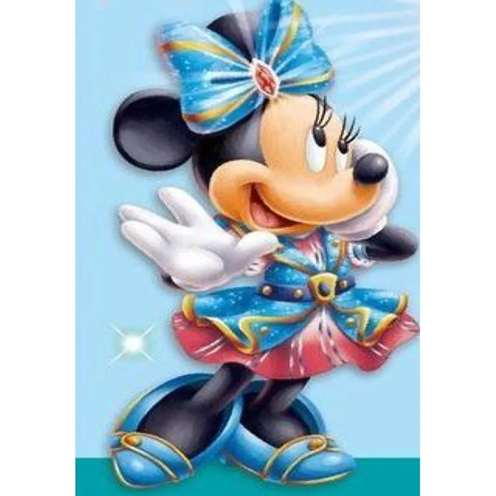 Diamond Painting - Full Round - Happy Minnie