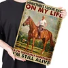 Sometimes I Look Back On My Life - Vintage Metal Signs - 20*30cm/30*40cm - Western