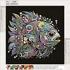 Diamond Painting-DIY Crystal Rhinestone Patterned Fish