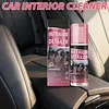 100ml Car Interior Cleaner Spray with Towel and Sponge All Purpose Car Interior Detailer Cleaner for Dashboards Seats Leather Plastic