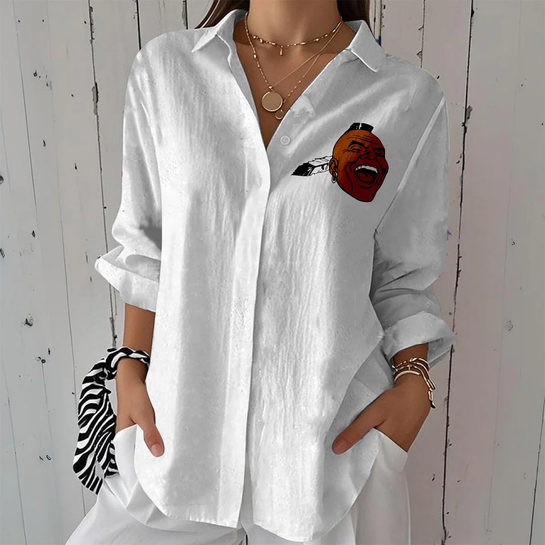 Style & Comfort for Mature Women Women's 3/4 Sleeve Shirt Collar Button Top