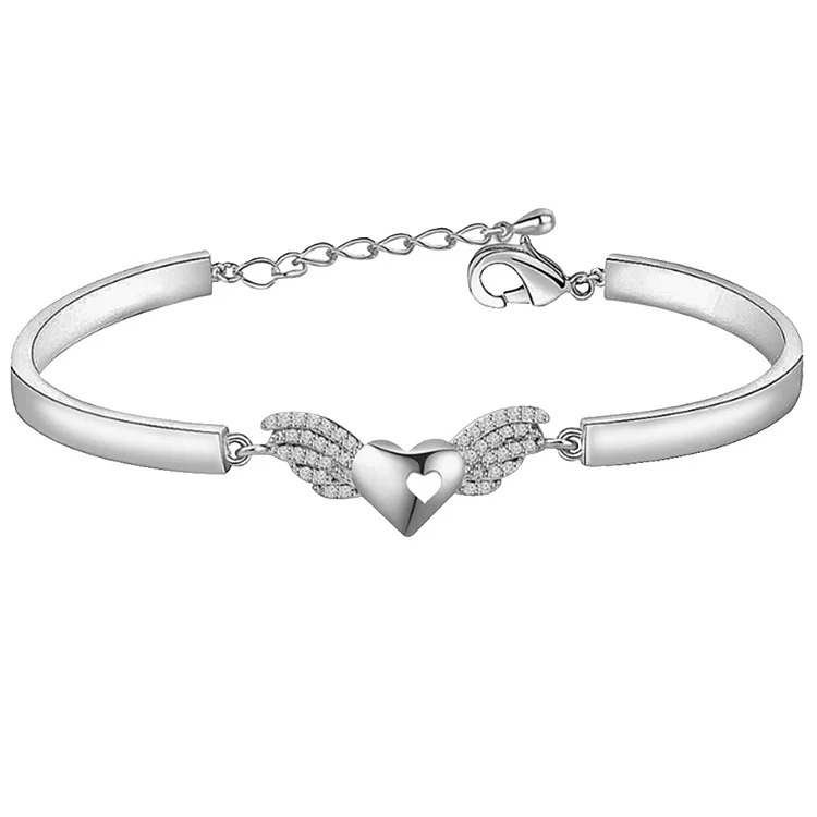 For Daughter - I Will Always Be With You Wing Bracelet