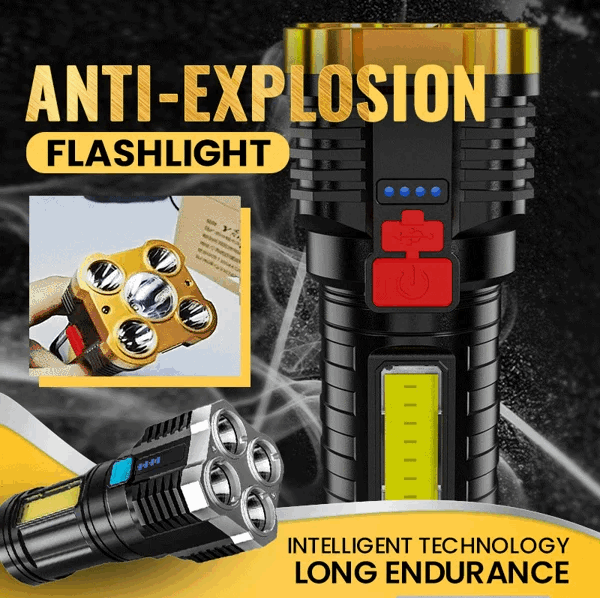 (🎅EARLY CHRISTMAS SALE-49% OFF)🎁Anti-explosion Flashlight - Buy 2 Free Shipping