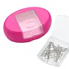 Magnetic Sewing Pincushion with Drawer Magnetic Pin Holder with Strong Magnet Oval Design for Sewing Quilting Pins Paper Clips Screws