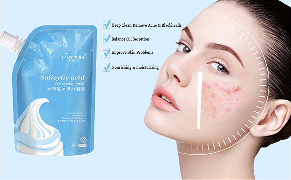 Salicylic Acid Ice Cream Mask