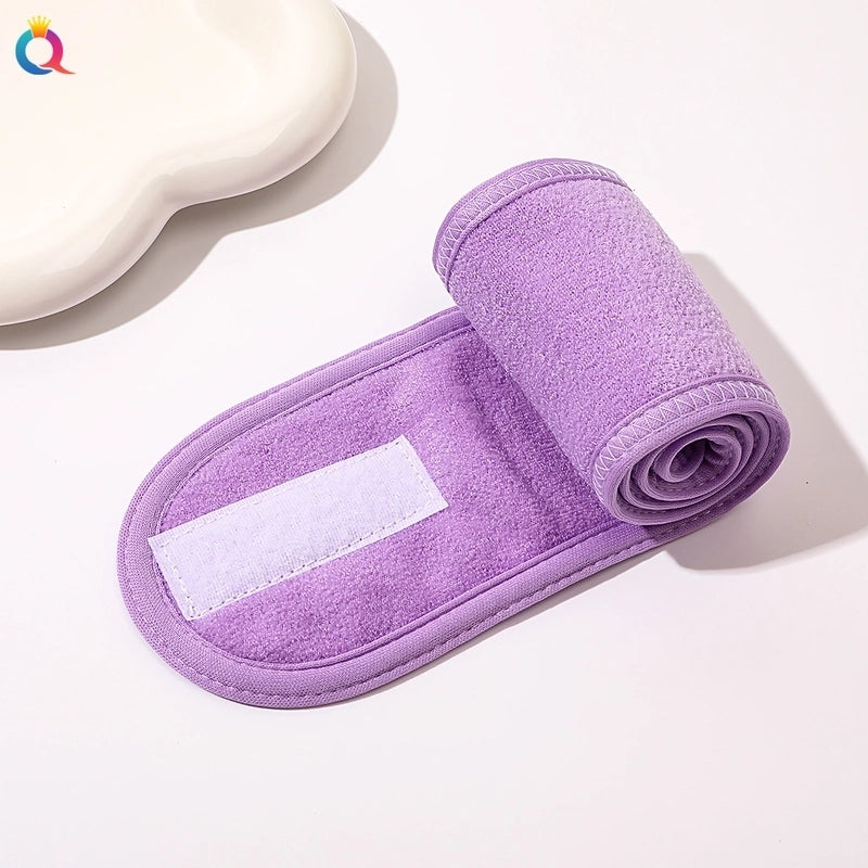 Minimalist Unisex Solid Color Cotton And Linen Spa Headband