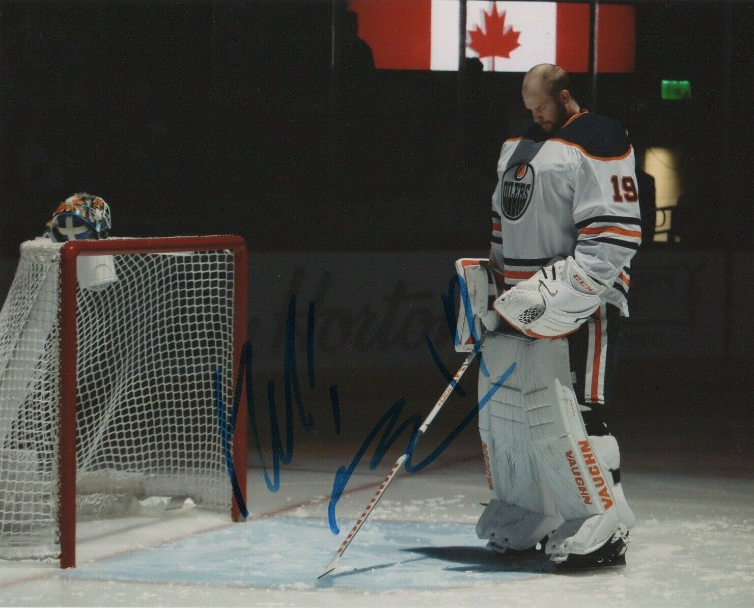 Edmonton Oilers Mikko Koskinen Autographed Signed 8x10 Photo Poster painting NHL COA #15