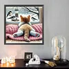 Diamond Painting-DIY Full Round Drill Cute Cat(40*40 CM)