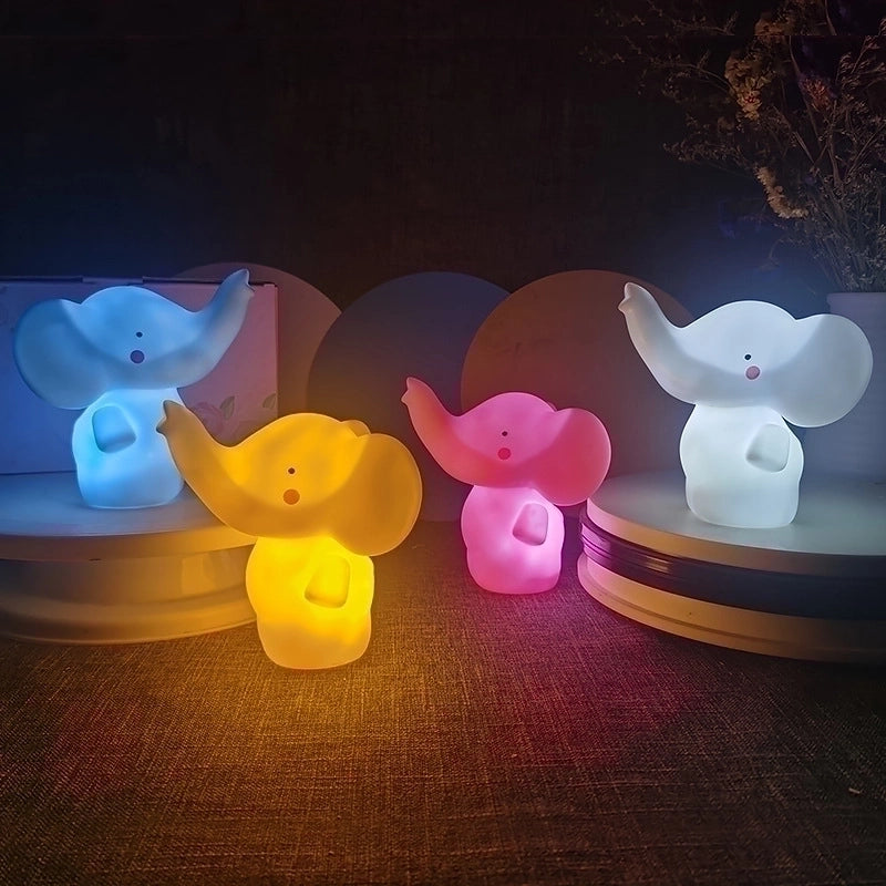 Cute Elephant Pvc Indoor Night Lights2