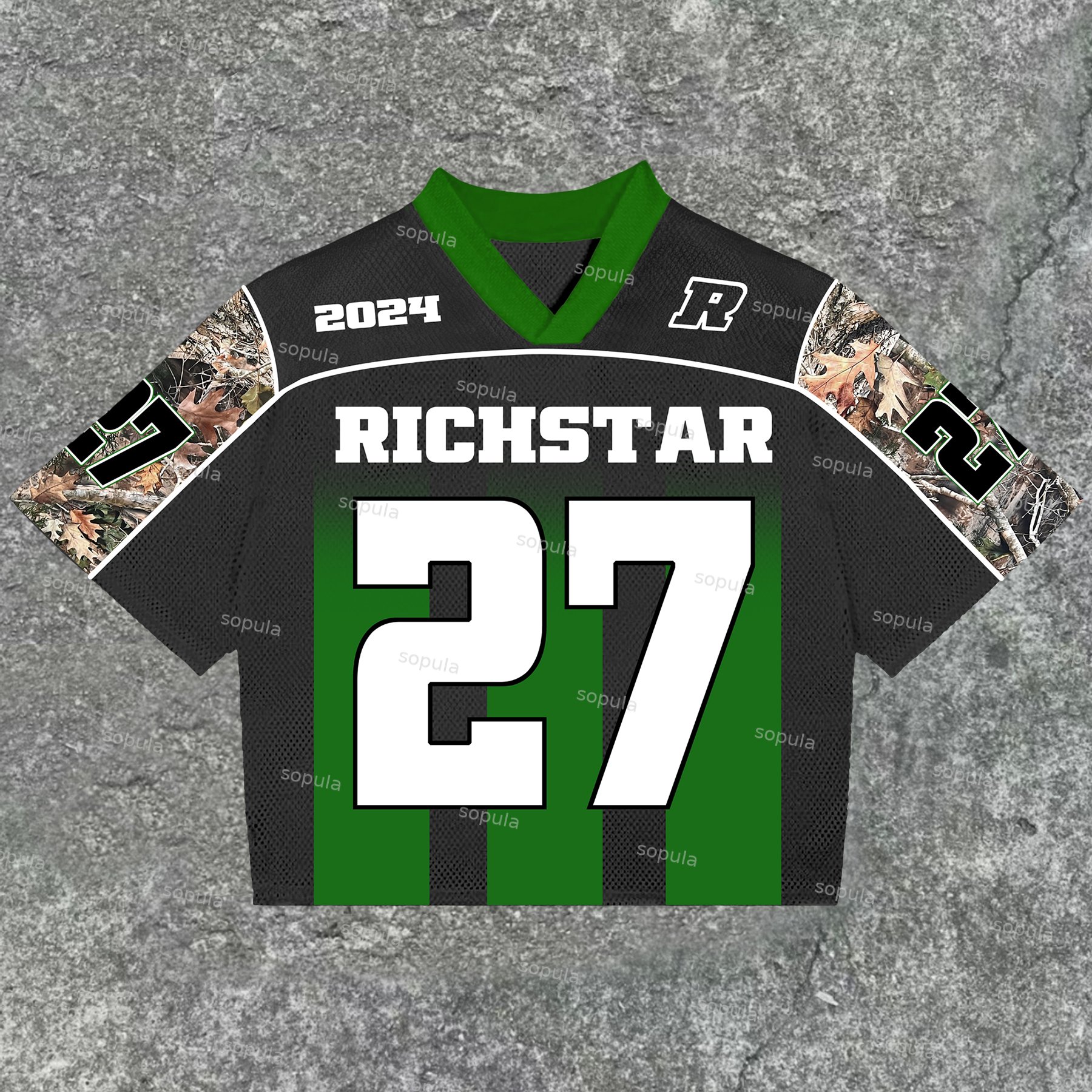 Sopula Rich Star No 27 Graphic Blokecore Blokette T-Shirt - SOPULA