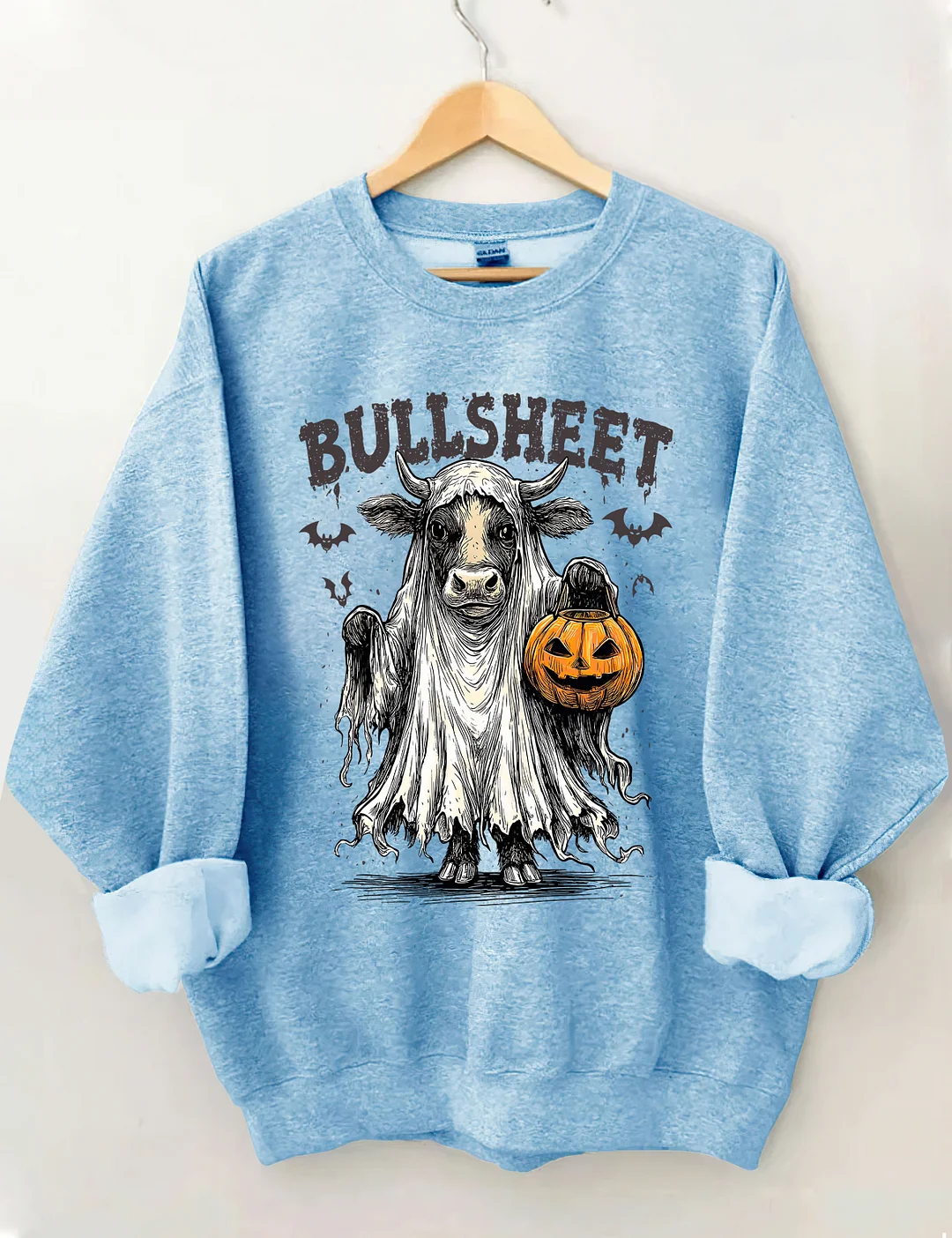 Retro Bullsheet Halloween Sweatshirt