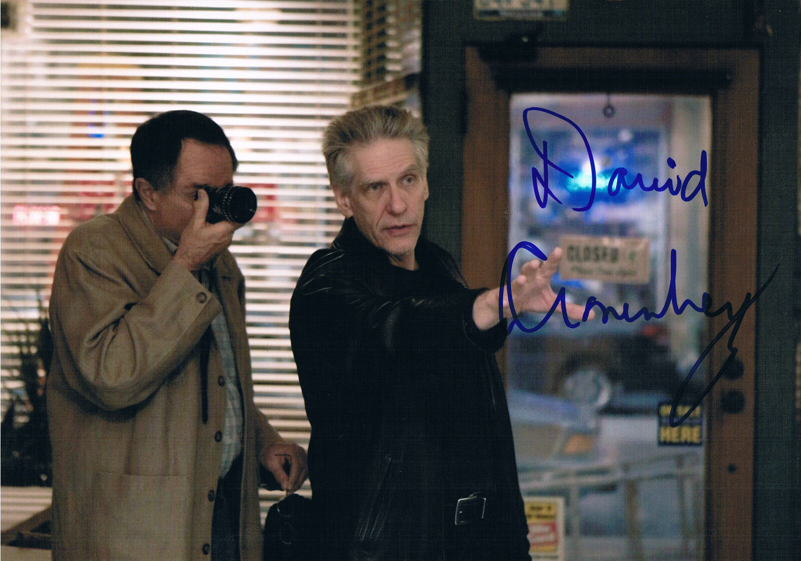 David Cronenberg genuine autograph In Person signed Photo Poster painting 8x12