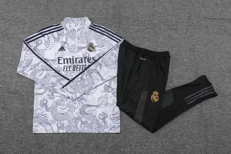 2023/2024 Real Madrid Half-Pull Training Suit Special Edition Football Shirt 1:1 Thai Quality