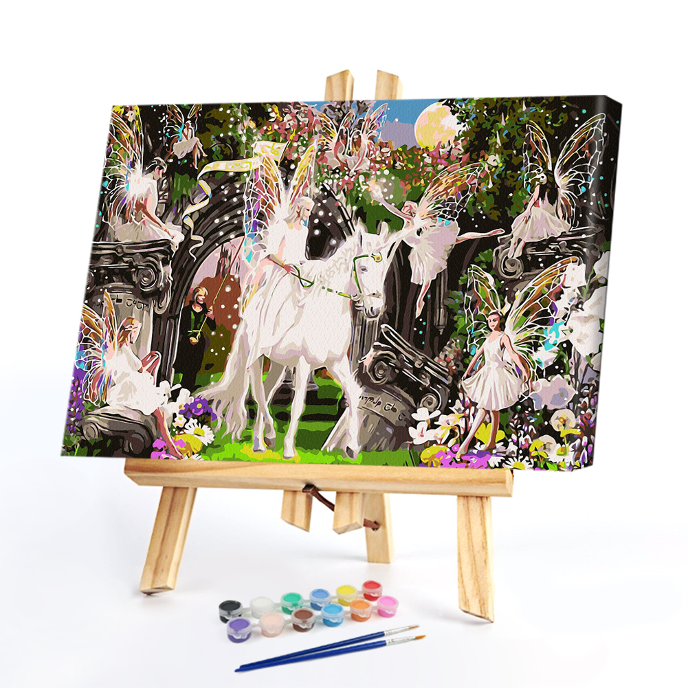 

40*50cm - Paint By Numbers - Wildebeest Elf, 501 Original