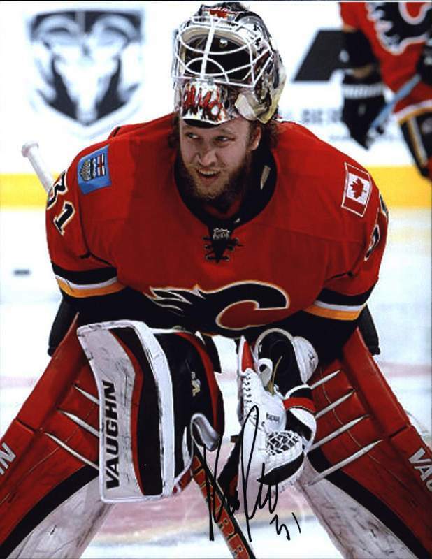 Karri Ramo signed NHL hockey 8x10 Photo Poster painting W/Cert Autographed A0004