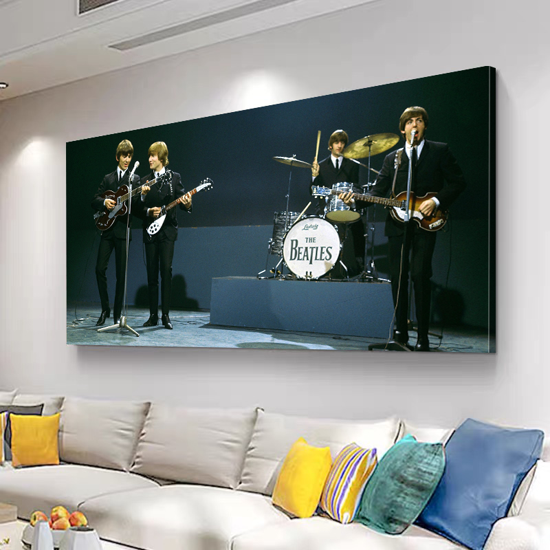 The Beatles Touring Canvas Wall Art