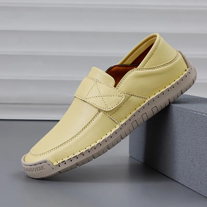 Arkget Shoes | Women's Leather Stitched Sole Soft Comfortable Loafers