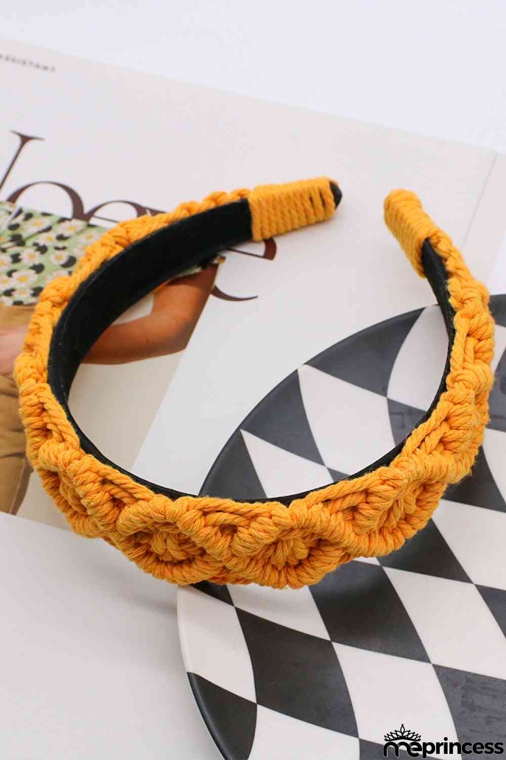 Can't Stop Your Shine Macrame Headband