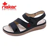 RIEKER&reg; 2025 Vintage Light Leather Wedge Sandały