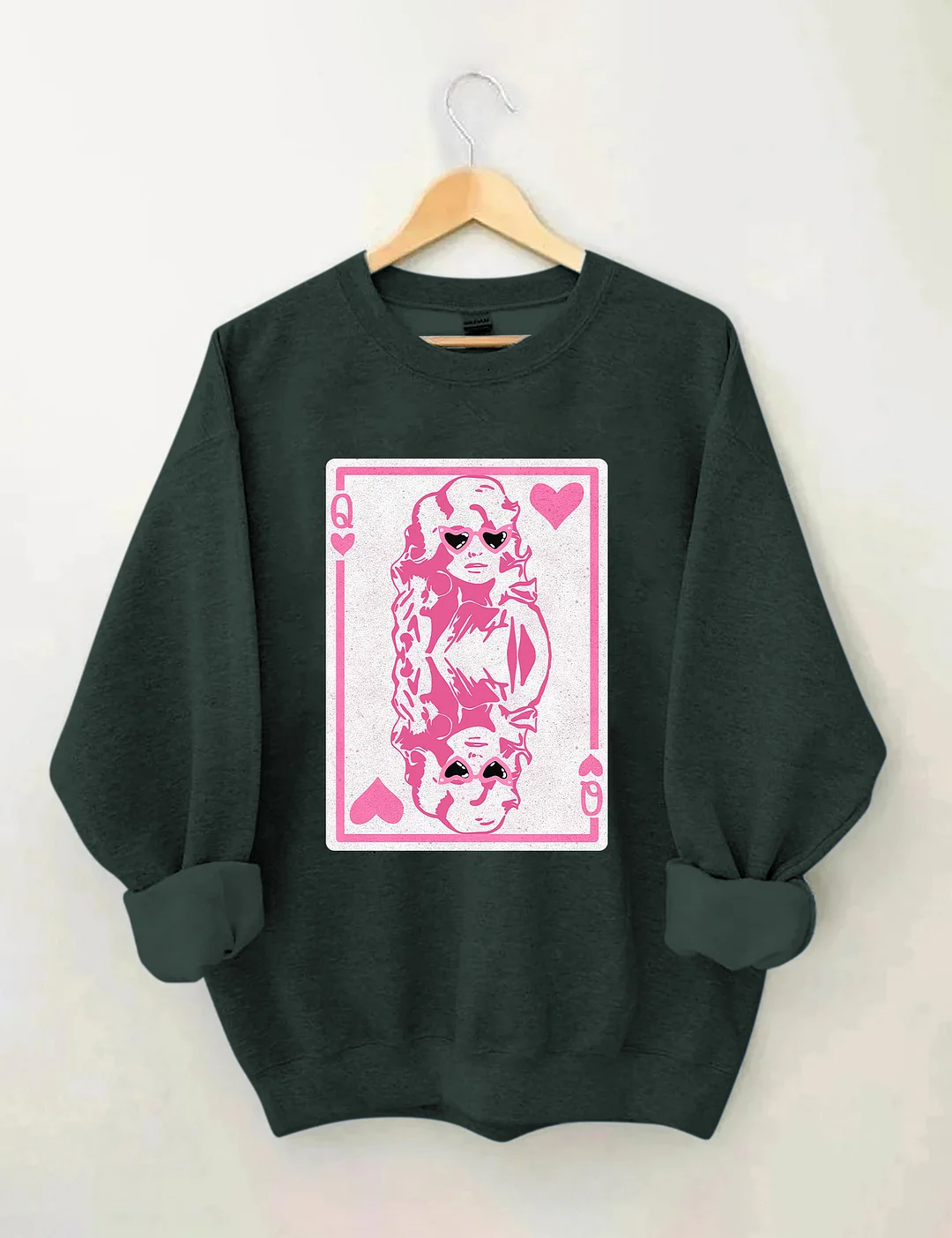 Valentine's Day Queen Of Hearts Sweatshirt